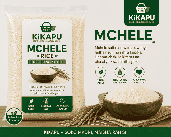 Mchele wa mbeya grade 1 (Rice), 3kg