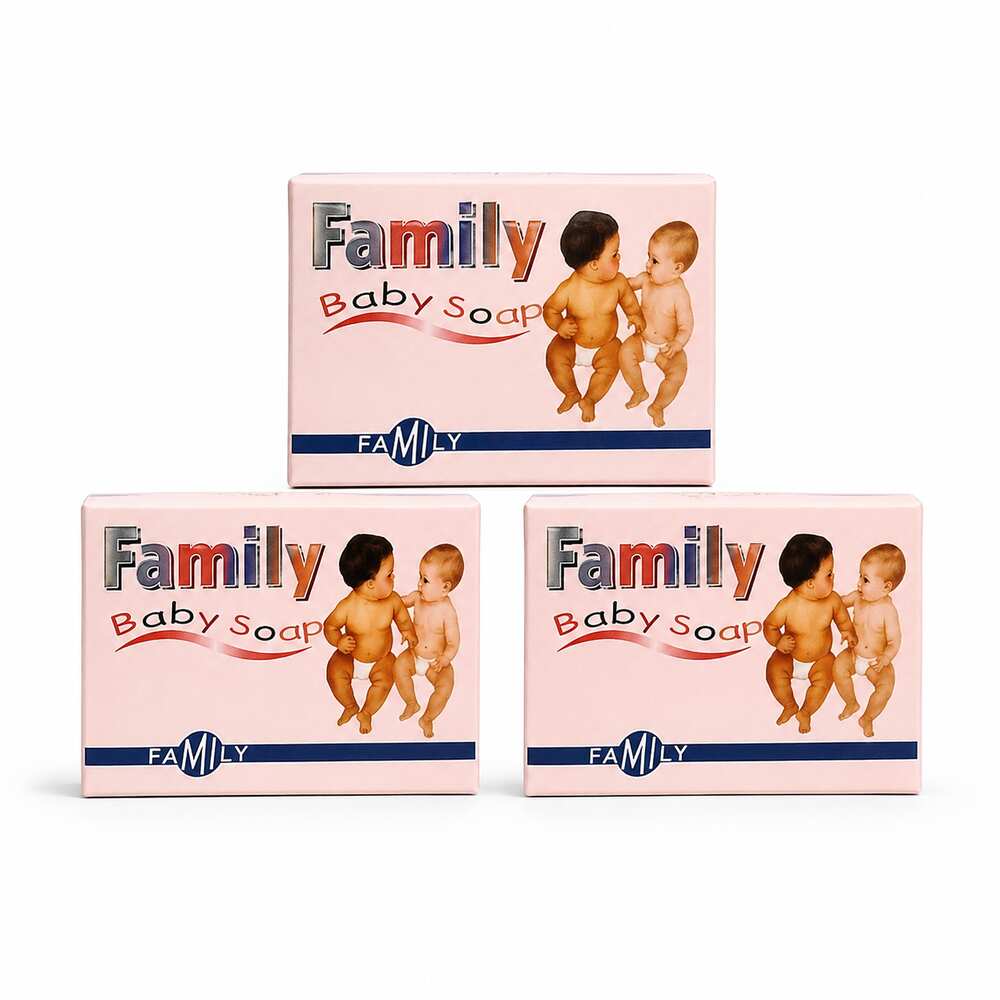 Family Medicated (Sabuni ya Kukogea ya Watoto), 6 pack, 80g