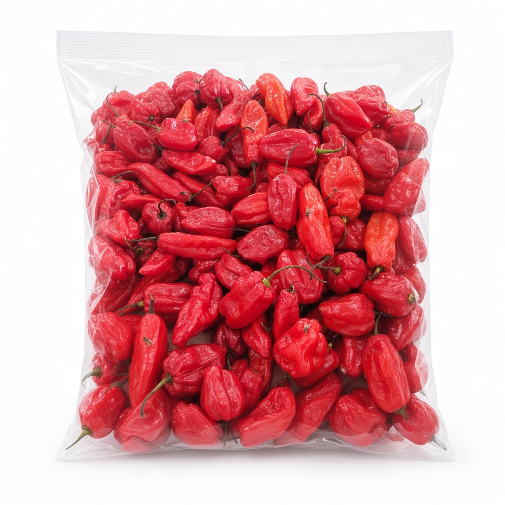 Fresh Red Chilies (Pilipili mwendokasi nyekundu), 250g