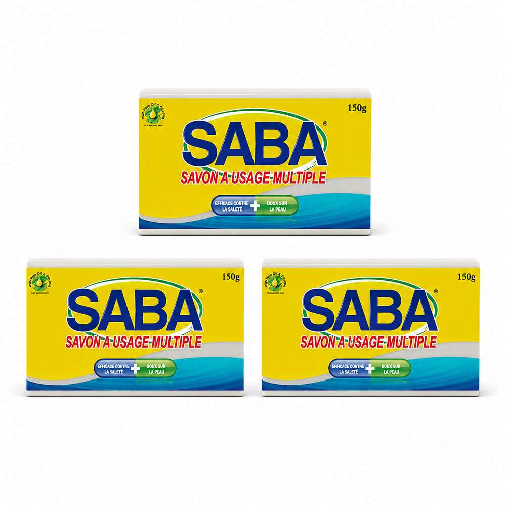 SABA Multipurpose Soap, 150g  x  3 piece