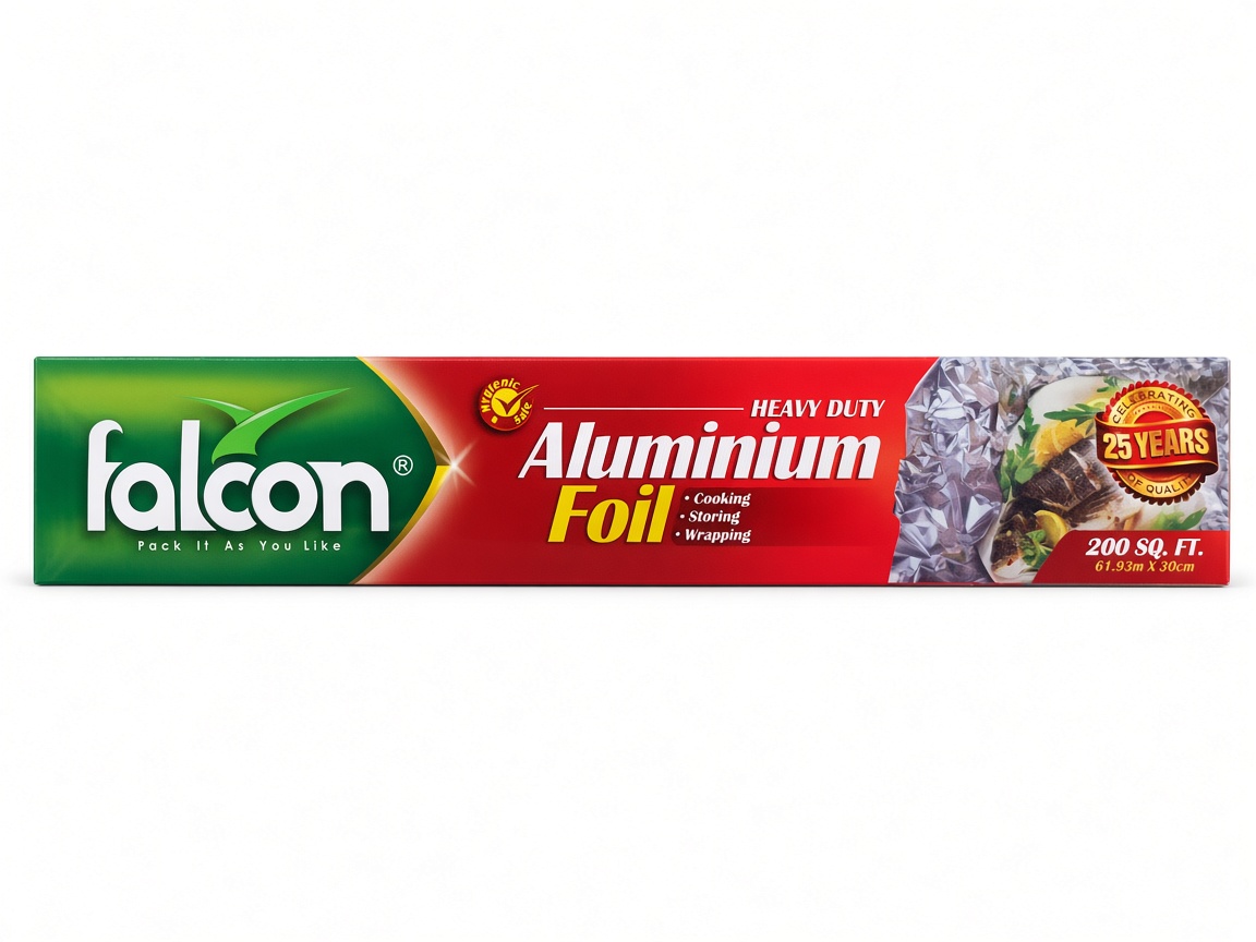 Falcon Aluminium Foil, 61.93m, 300mm width