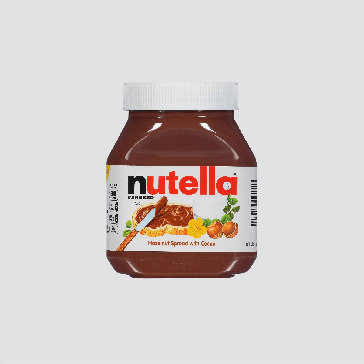 Nutella Ferrero Hazelnut Cocoa Spread, 750g
