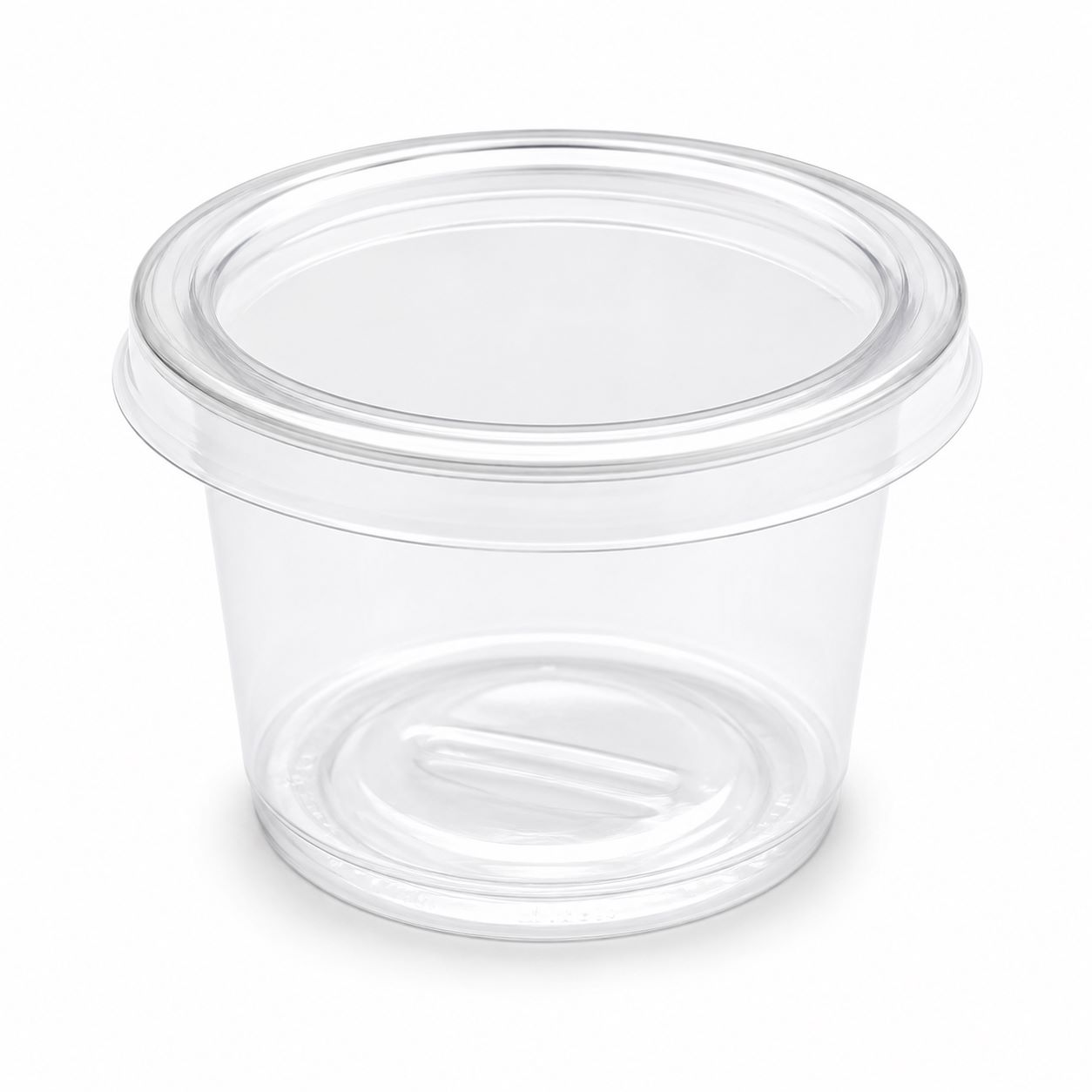 Transparent Disposable Cups with Lid  (Vikopo vya Plastiki ),30ml, 100pcs