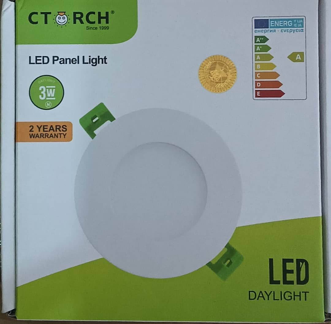 Panel Light 3W Round