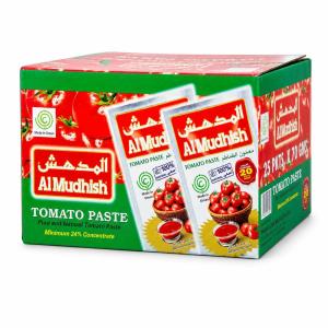 Almudhish Tomato Paste(Tongule ya pakti), 25pcs, 70g