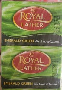 Royal Lather Emerald Green Soap, 6 packs